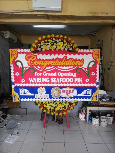 Papan Bunga Ucapan Selamat Gentingsari Bansari